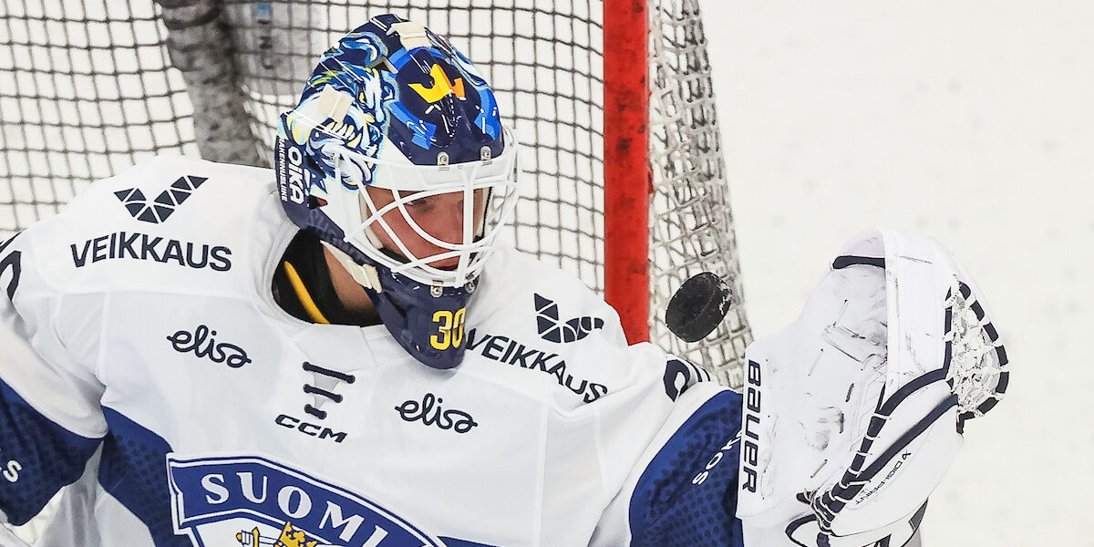 U20 Petteri Rimpinen ja Nuoret Leijonat jääleirillä Vierumäellä. Ottelu Suomi U20 – Tshekki U20 (3–2 JA) sunnuntaina 20072025.